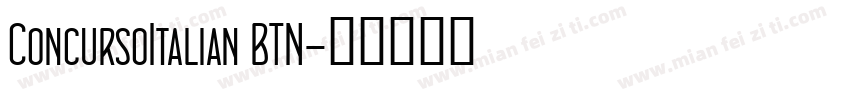 ConcursoItalian BTN字体转换